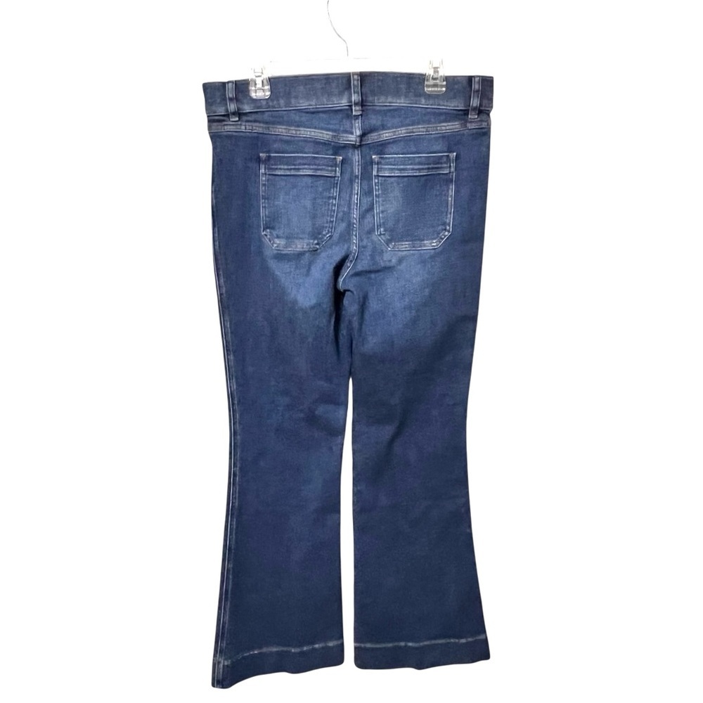 Spanx Patch Pocket Flare Jeans Size XL New - Picture 9 of 13